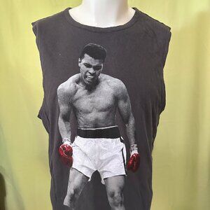 Muhammad Ali The Greatest Old Navy Men's Dark Gray Tank Top Medium